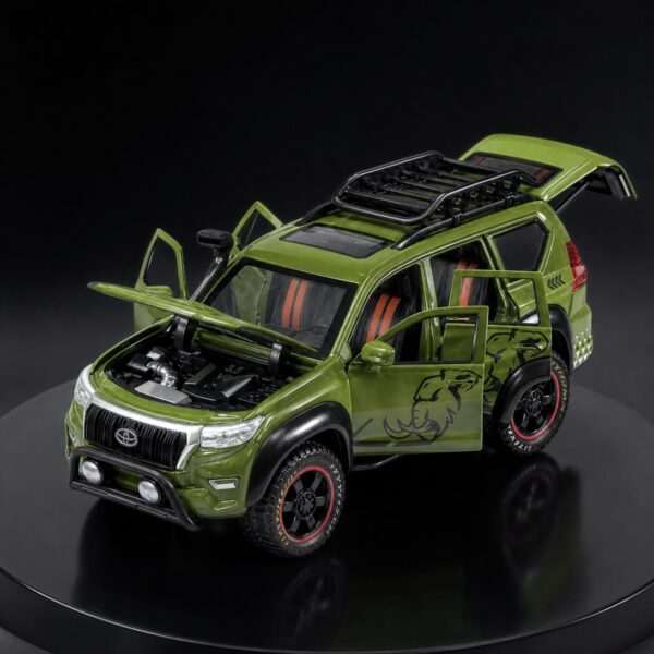 02-opening-features_optimized Prado Off-Road 1:24 Die-Cast Model SUV with Lights & Sound