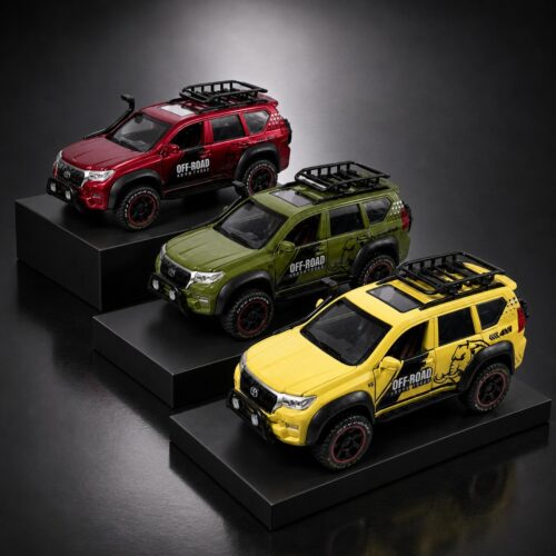 Prado Off-Road 1:24 Die-Cast Model SUV with Lights & Sound