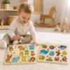 05-new-lifestyle-marketing Wooden Animal Knob Puzzle Set – Land & Sea Adventure