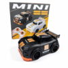 Mini Induction RC Racing Car – Remote Control, Follow & Escape Modes (Black & Orange)