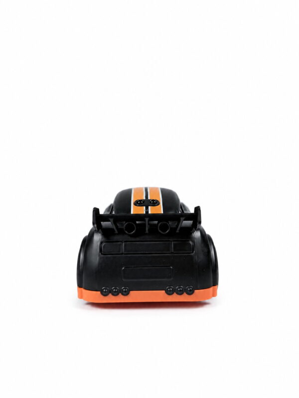 Mini Induction RC Racing Car – Remote Control, Follow & Escape Modes (Black & Orange)