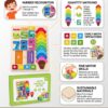 Digital Ice Cream Wooden Number & Math Learning Puzzle – Ages 3+