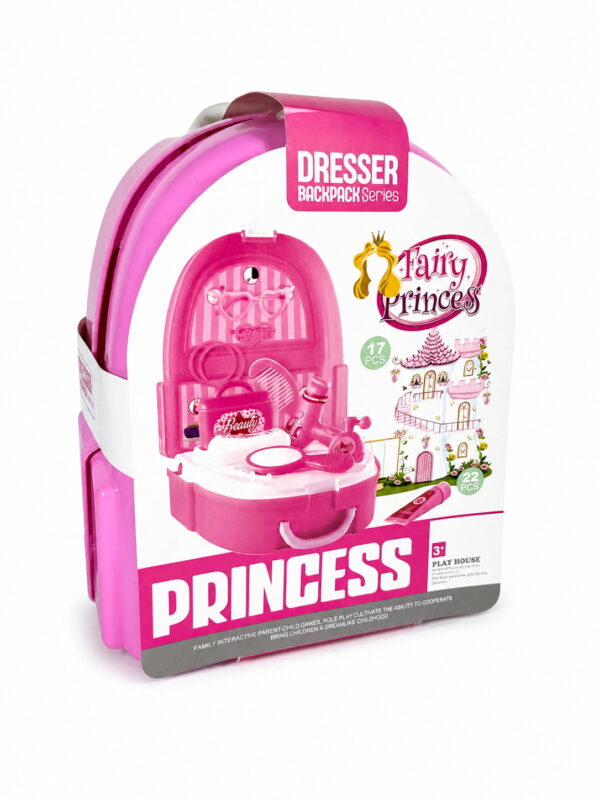 dresser-backpack-product-03 Portable Princess Beauty Dresser Backpack Playset for Kids