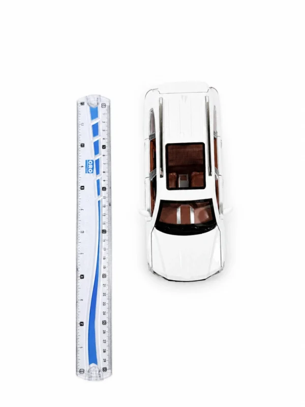 land-cruiser-model-white-top-size-reference 1:24 Scale Toyota Land Cruiser Model Car with Lights & Sounds – Black or White