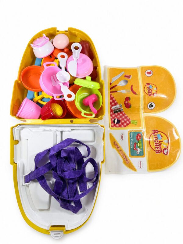Little Chef 22-Piece Cooking Backpack Playset for Kids