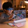 Magic 3D Drawing Board for Kids – LED Light-Up Reusable Art Kit