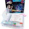 Magic 3D Drawing Board for Kids – LED Light-Up Reusable Art Kit