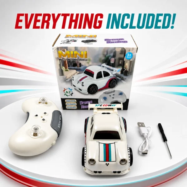 marketing-03-everything-included Mini Induction RC Racing Car – White