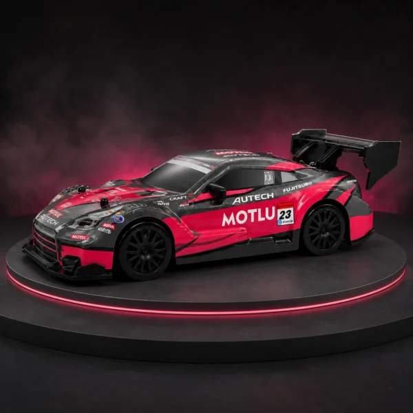 marketing-motlu-autech-studio 1/24 Scale 4WD RC Drift Car – 20 km/h, 2.4GHz Remote Control & LED Lights