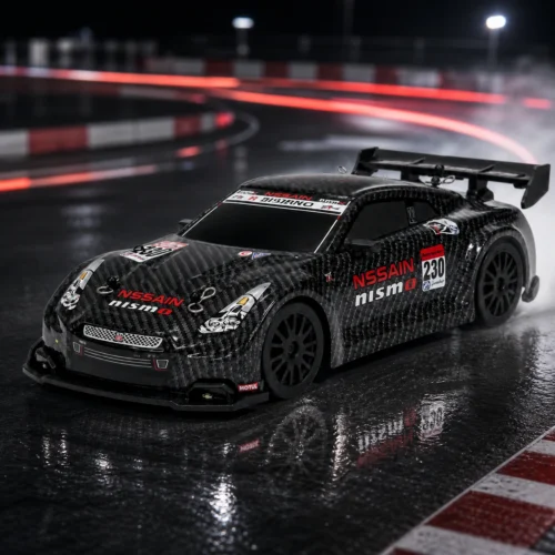 1/24 Scale 4WD RC Drift Car – 20 km/h, 2.4GHz Remote Control & LED Lights