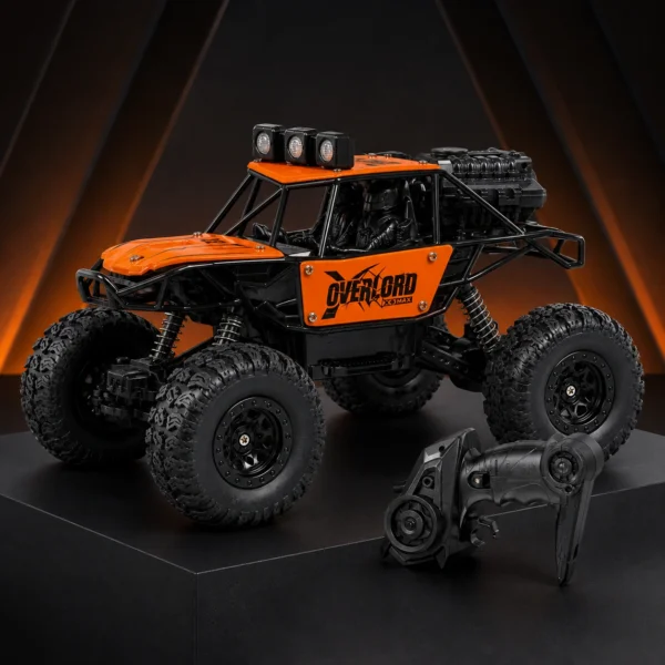 Overlord X9 Max 2WD RC Rock Crawler – Orange / Black
