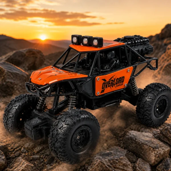 Overlord X9 Max 2WD RC Rock Crawler – Orange / Black