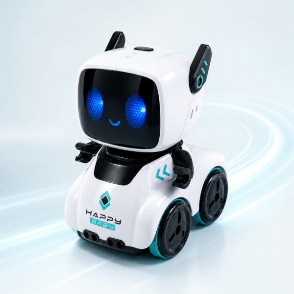 2.4GHz Remote & Induction Controlled Cute Robot Car – Follow & Escape Modes
