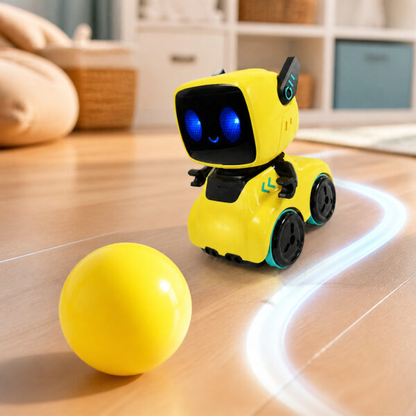 2.4GHz Remote & Induction Controlled Cute Robot Car – Follow & Escape Modes