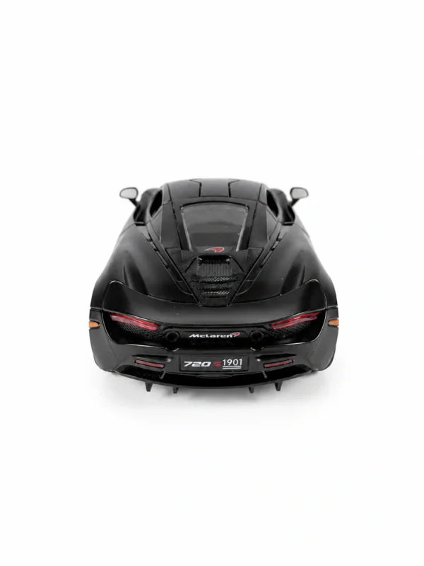McLaren 720S 1:24 Scale Model Car – Black & White