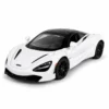 McLaren 720S 1:24 Scale Model Car – Black & White