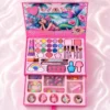 pink-mermaid-makeup-kit-flat-lay Magical Mermaid Makeup & Accessory Gift Set – Pink