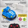 playtronix-rc-bumper-car-features 2.4GHz Remote Control Bumper Car Battle & Soccer Set – 2 Player
