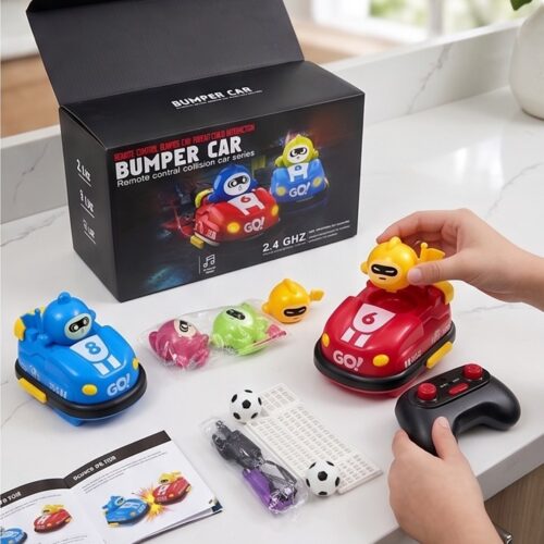 2.4GHz Remote Control Bumper Car Battle & Soccer Set – 2 Player