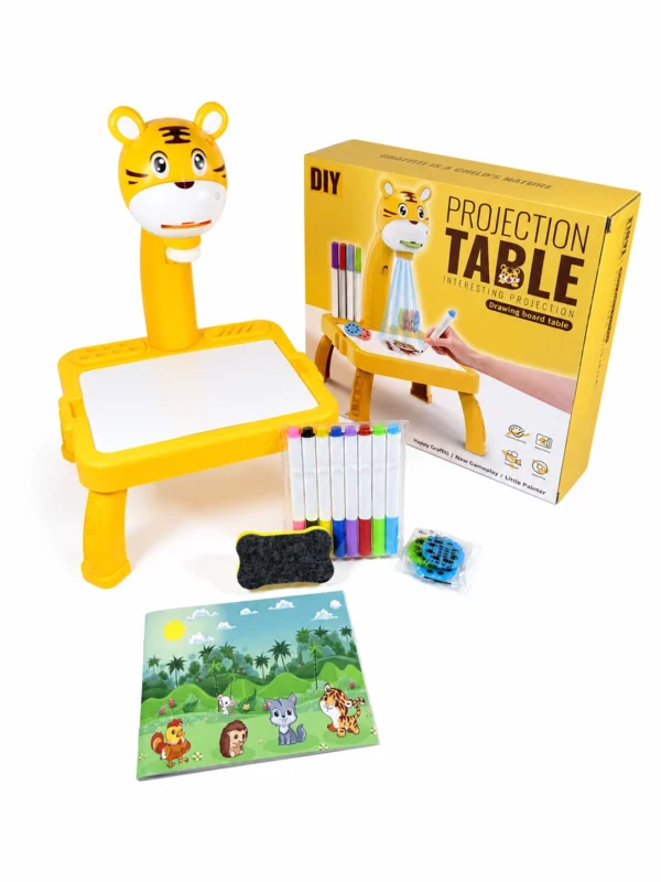 Kids' Tiger Projection Drawing Table