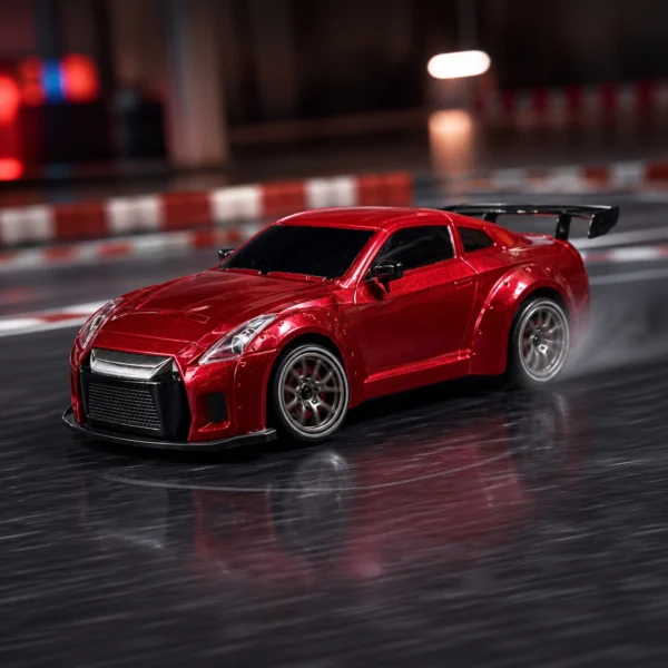 4WD 2.4GHz Rechargeable RC Drift Racing Car with LED Lights