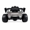 TASTIEN RC Truck - Rear View Rear view of the TASTIEN RC climbing truck with tail lights, rear bumper and oversized wing