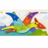 wooden-number-puzzle-pterosaur Wooden Number Puzzle Set – Monkey, Train, Moray Dragon & Pterosaur