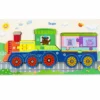 wooden-number-puzzle-train Wooden Number Puzzle Set – Monkey, Train, Moray Dragon & Pterosaur